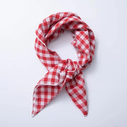 Red Checkered Gingham Bandana
