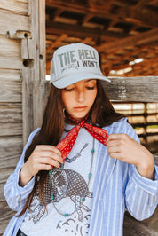Red Paisley Bandana Twilly Scarf