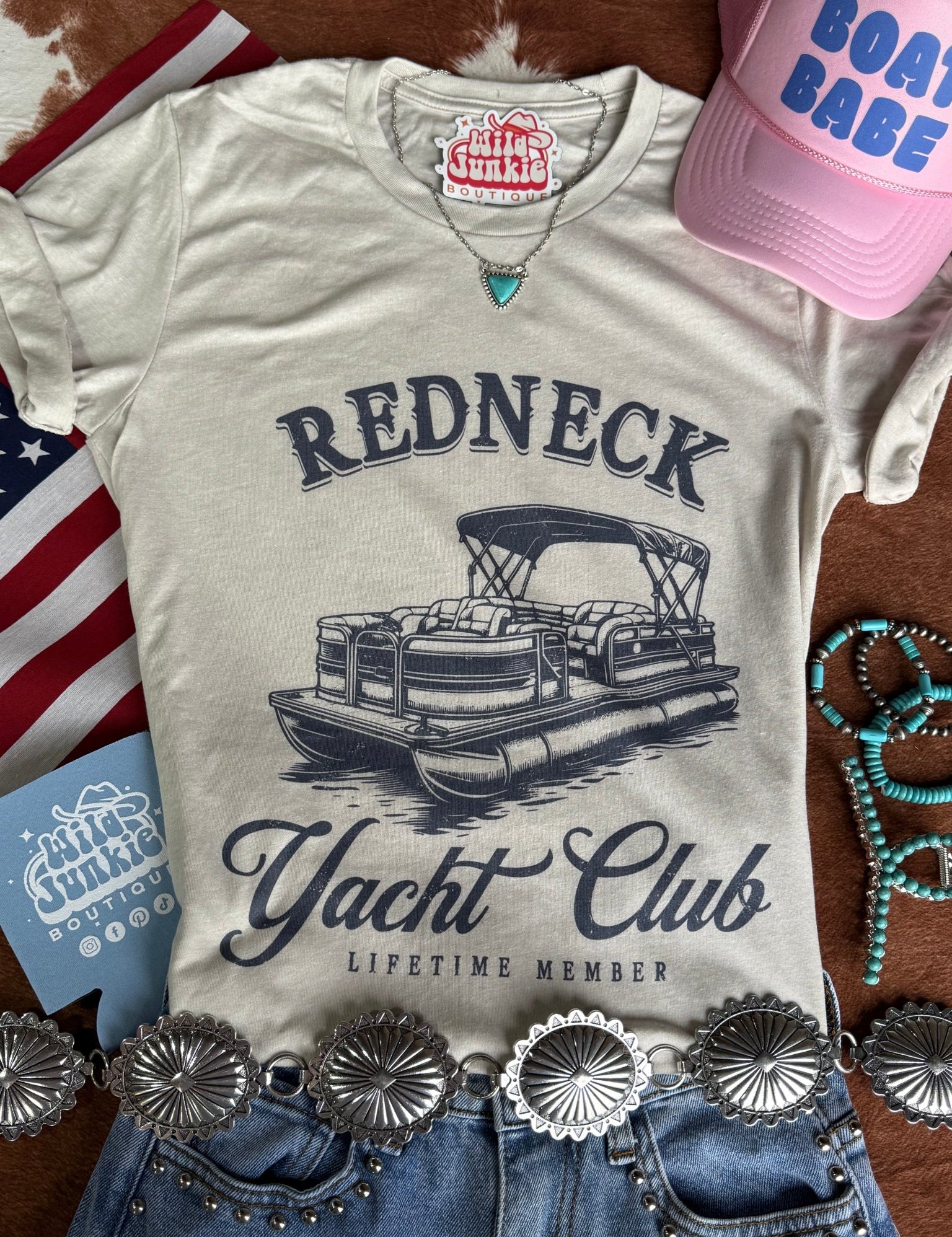 Redneck Yacht Club Graphic TeeAdd tee color hereS