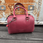 Retro Lucky 777 Tooled Leather Handbag