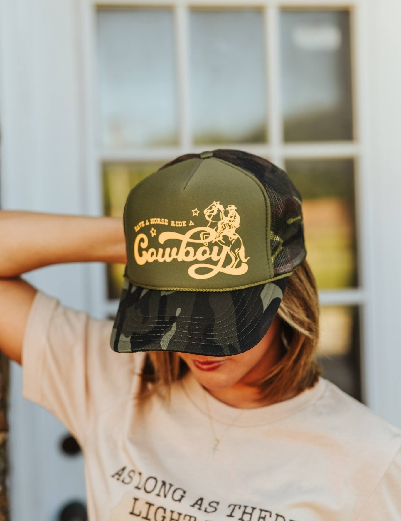 Ride A Cowboy Trucker Hat