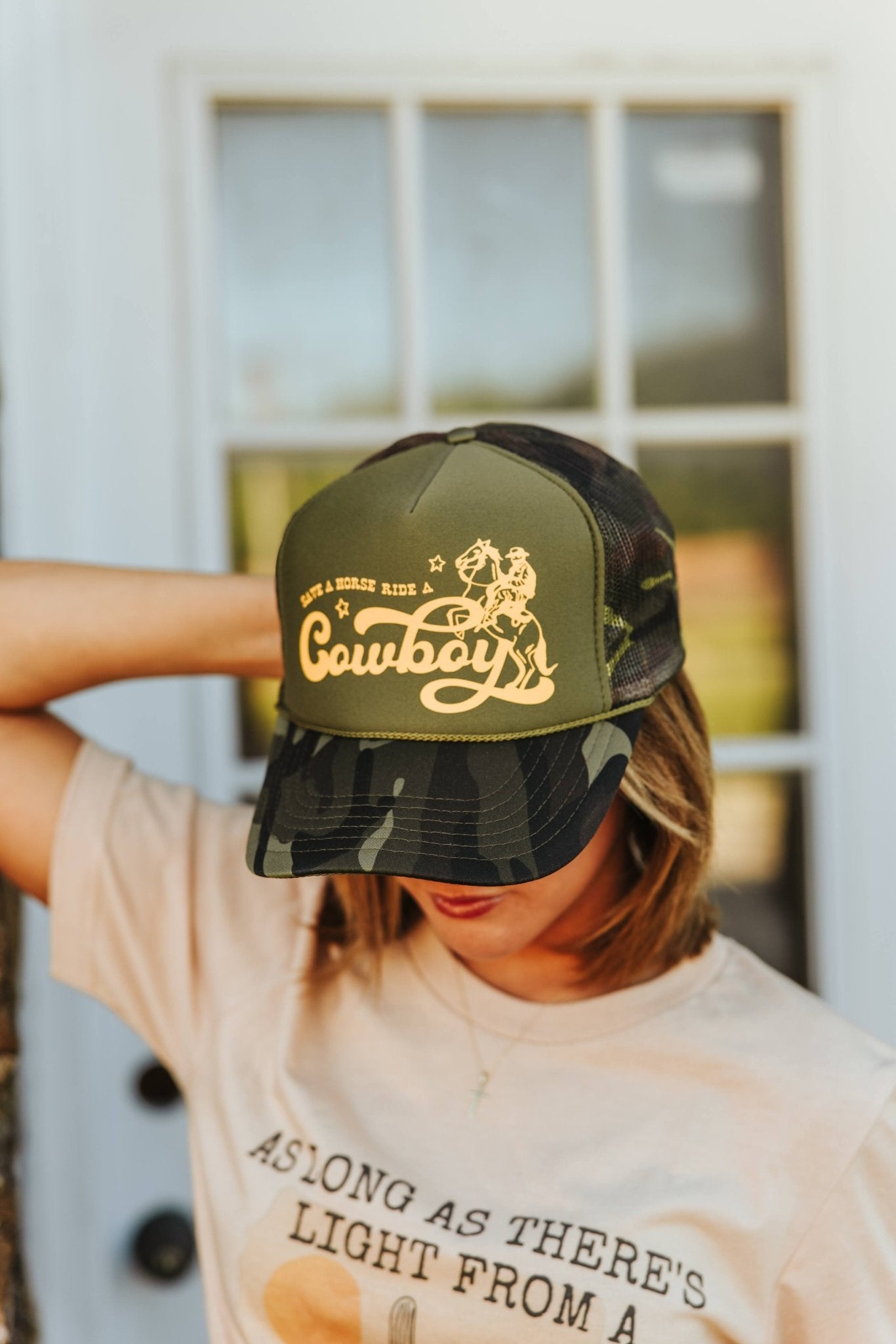 Ride A Cowboy Trucker Hat