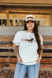 Ride By Faith Graphic TeeNaturalS