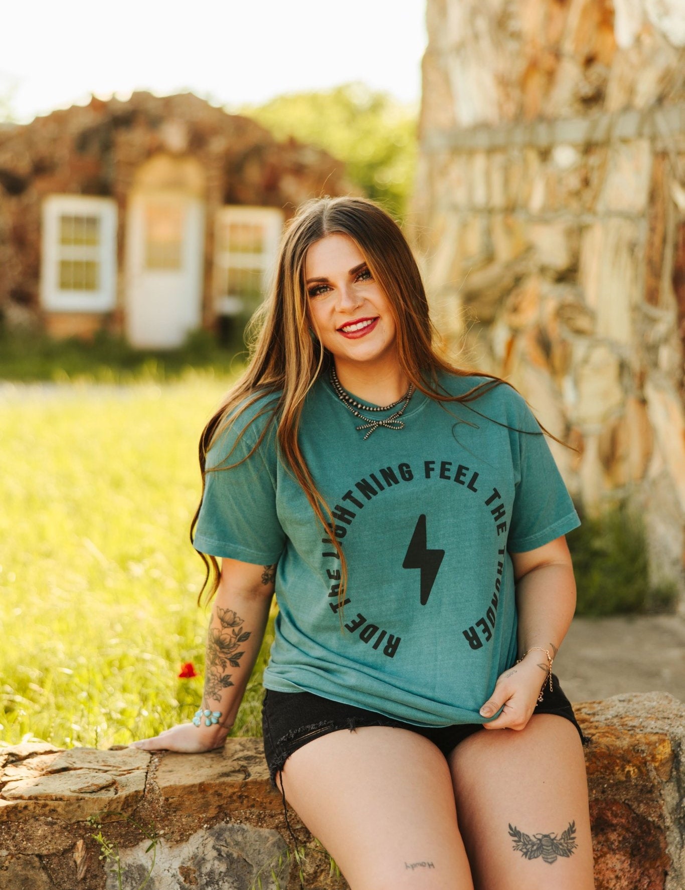 Ride The Lightning Graphic TeeEmeraldS