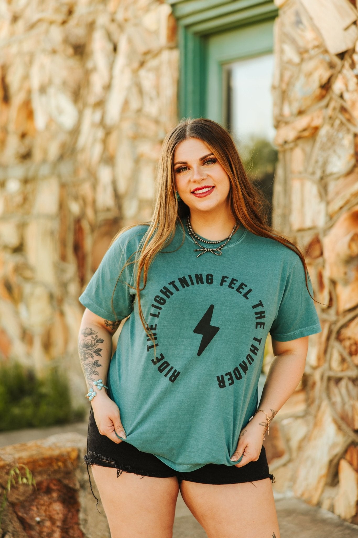 Ride The Lightning Graphic TeeEmeraldS