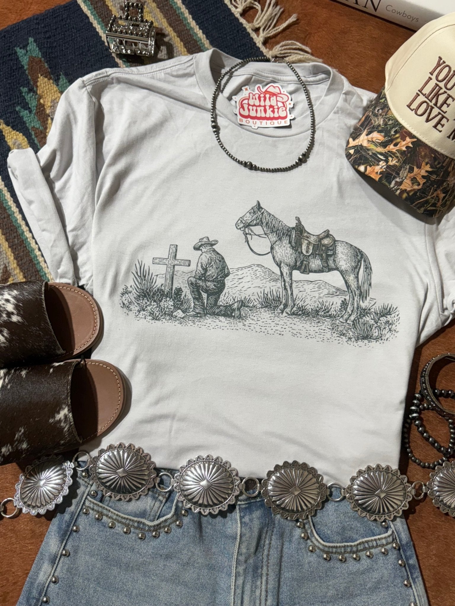 Rider's Rest Graphic TeeCool GreyS
