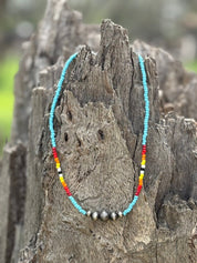 Riggin' Spectrum Beaded Necklace