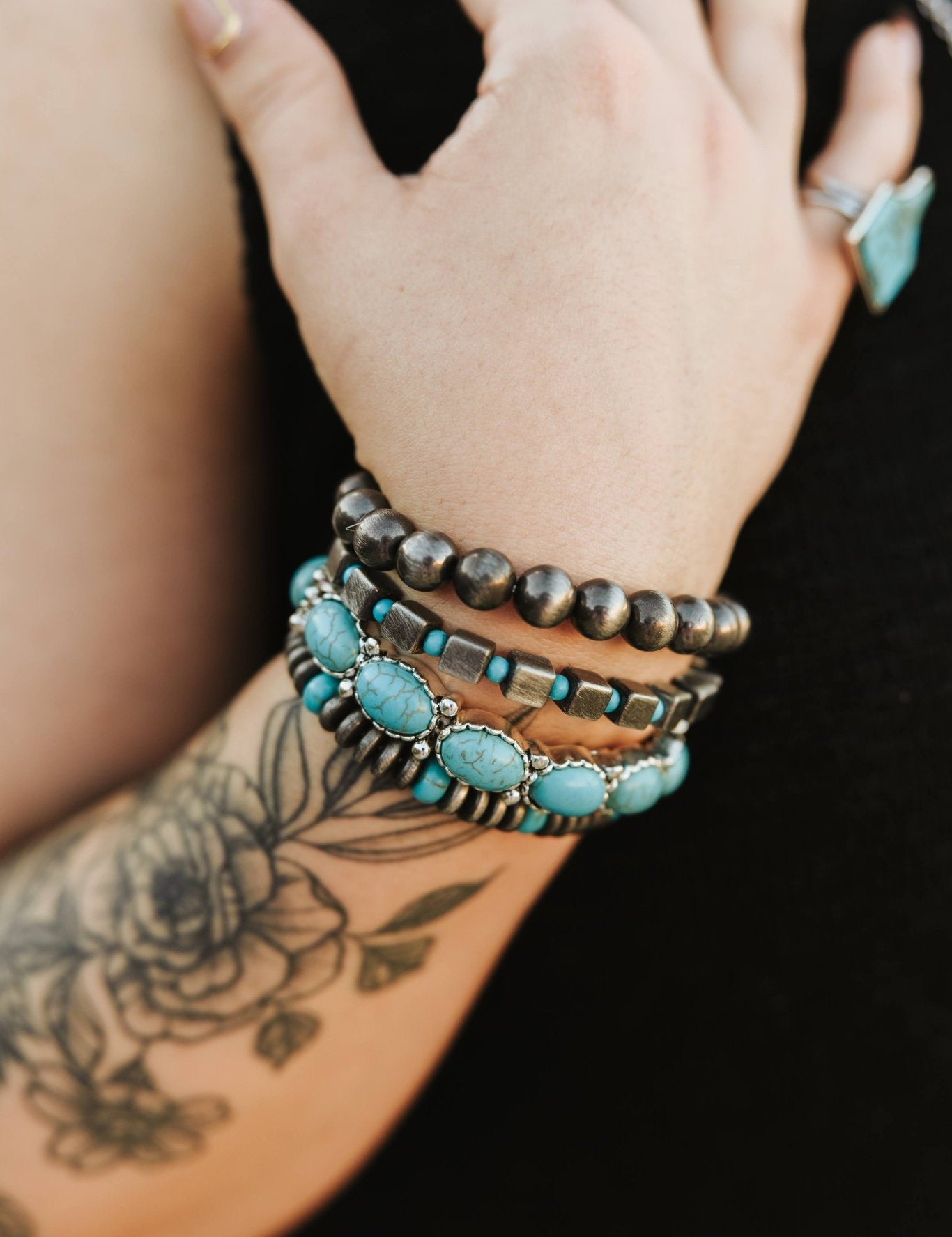 Rio Grande Turquoise Bracelet Stack