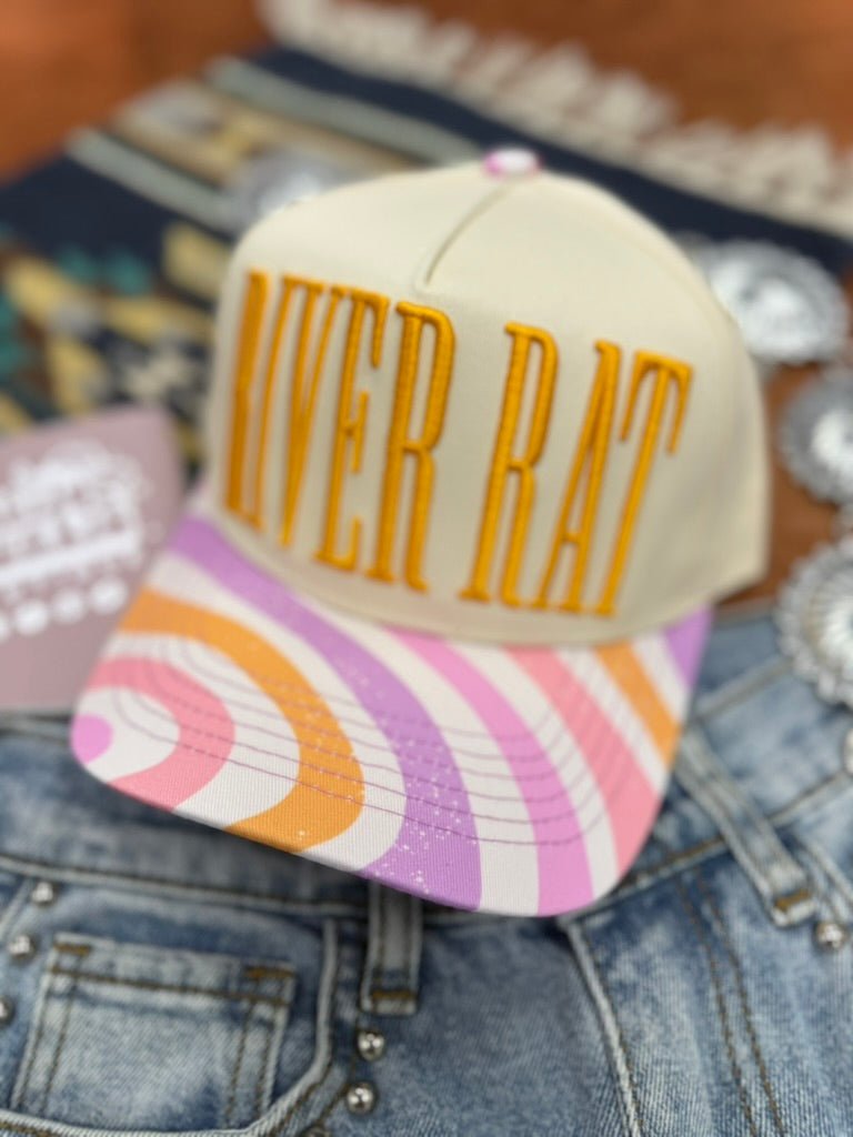 River Rat Emboridered Trucker Hat