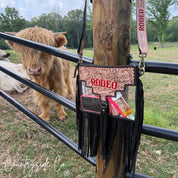 Rodeo Fringe Clear Crossbody Bag
