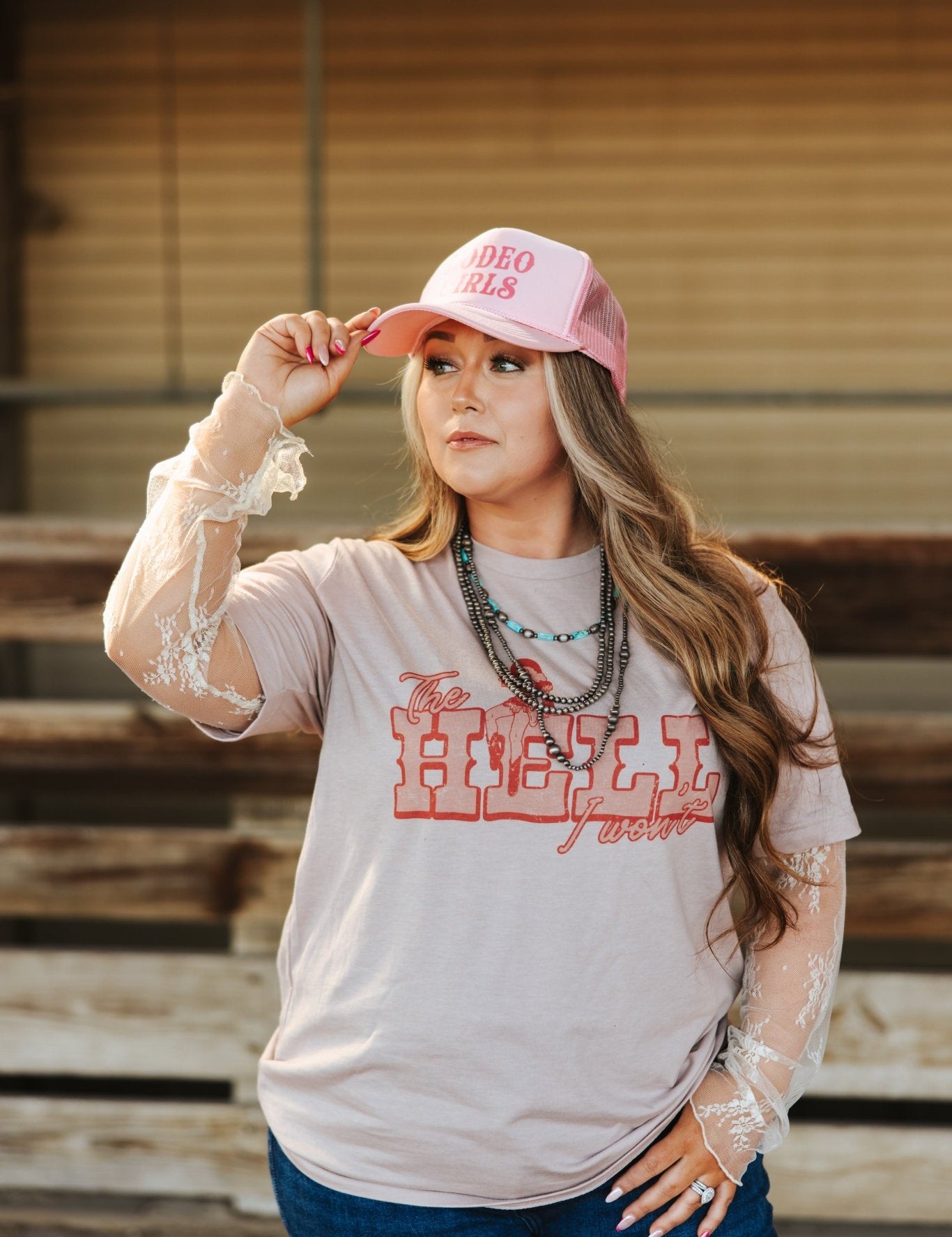 Rodeo Girls Trucker HatPink