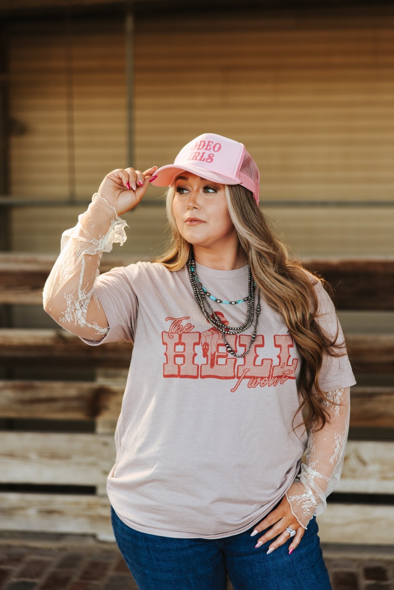 Rodeo Girls Trucker HatPink