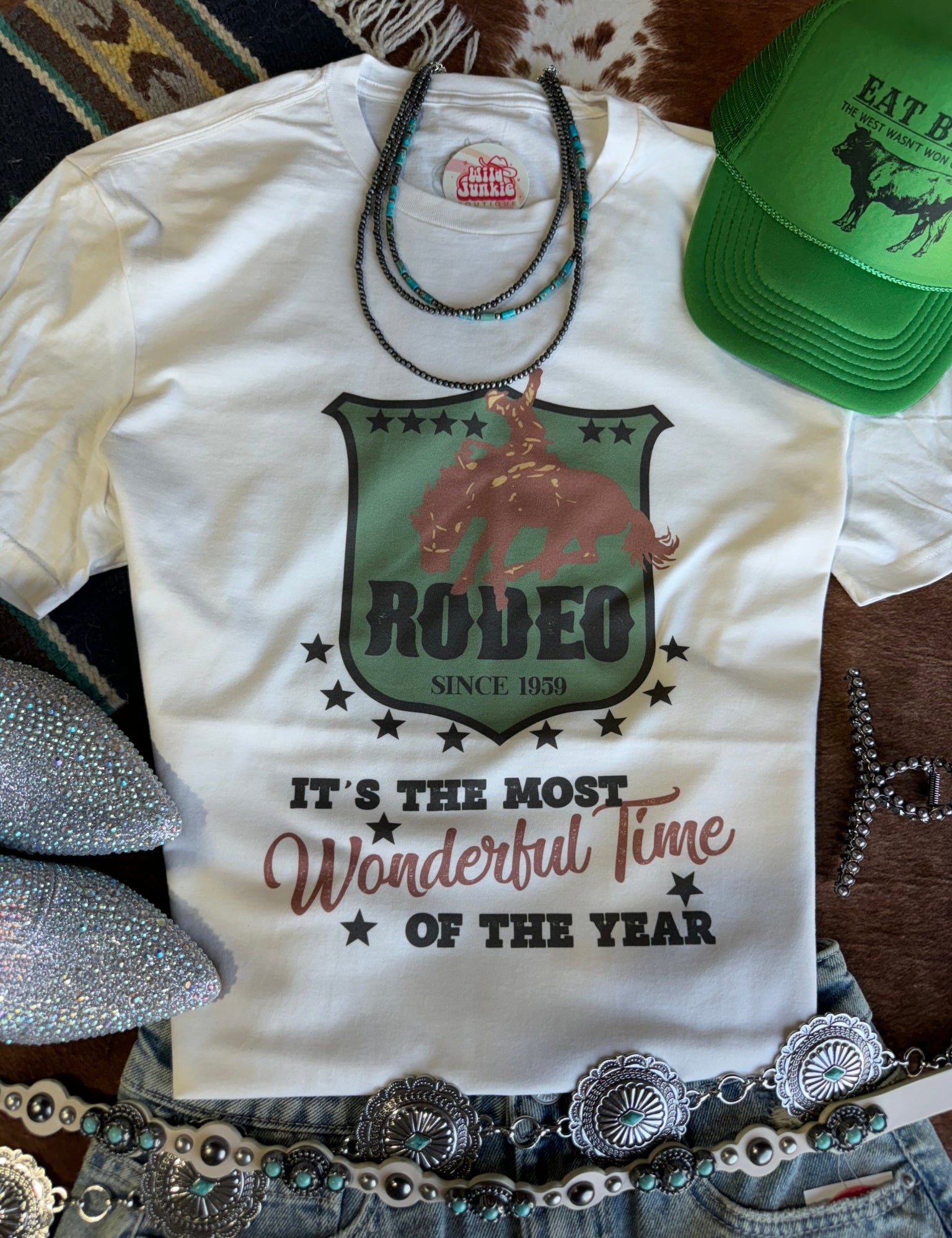 Rodeo: Most Wonderful Time Of The Year Graphic TeeNaturalS