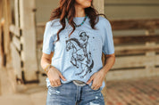 Rodeo Queen Graphic TeeBaby BlueS