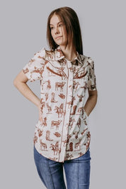 Rodeo Queen Puff Sleeves TeeS