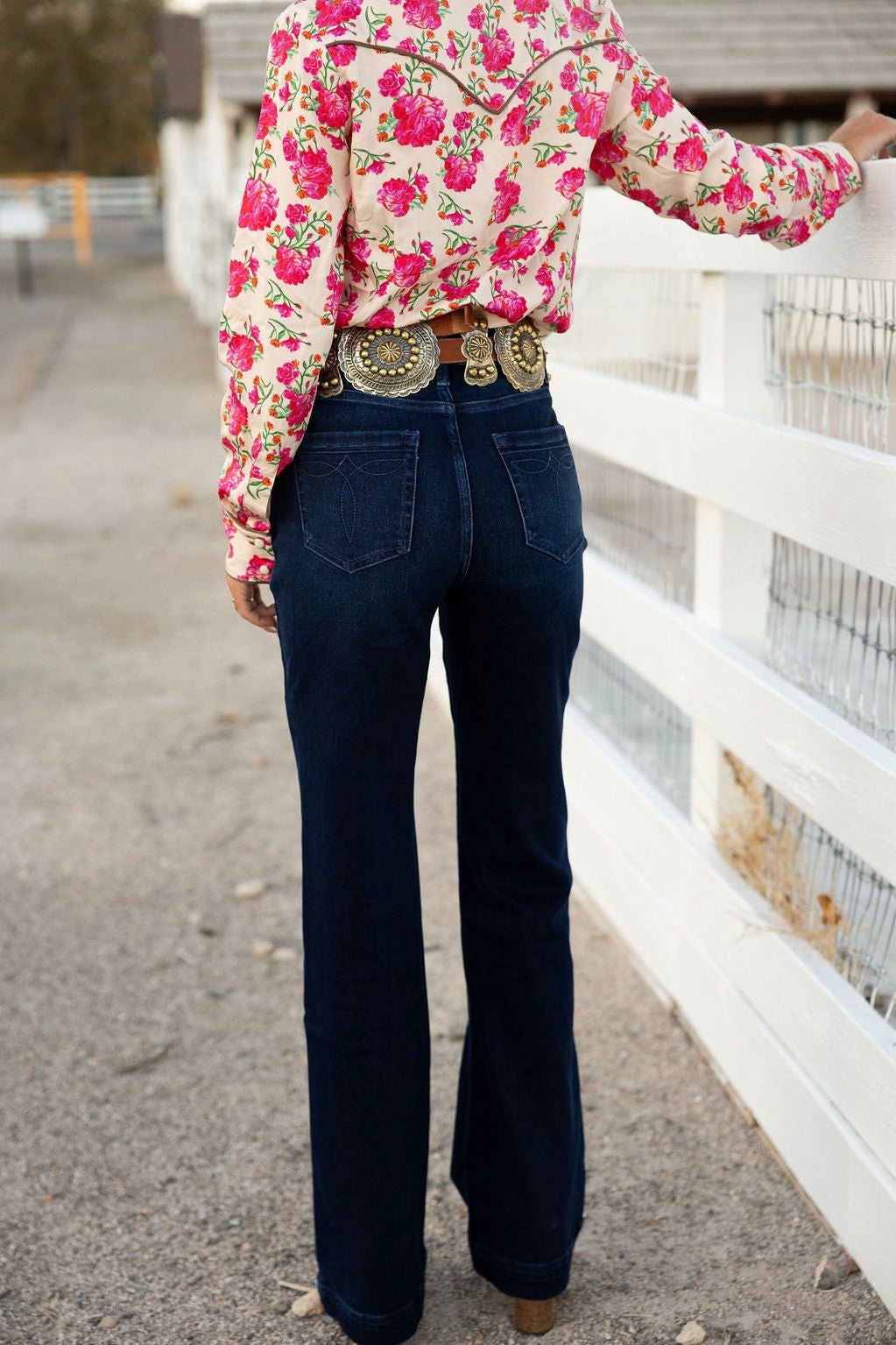 Rodeo Quincy Cowgirl Spirit High Rise Flare Jeans24