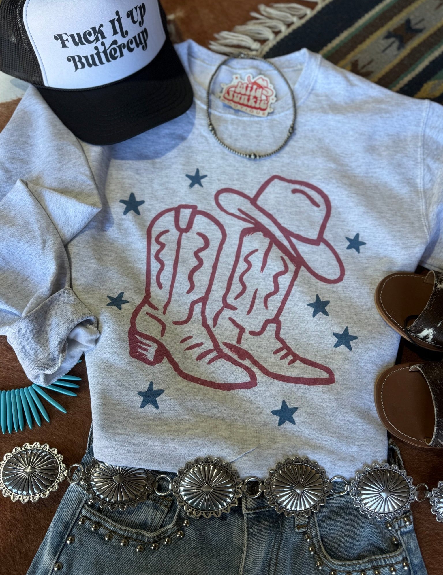 Rodeo Ready Graphic SweatshirtAshS