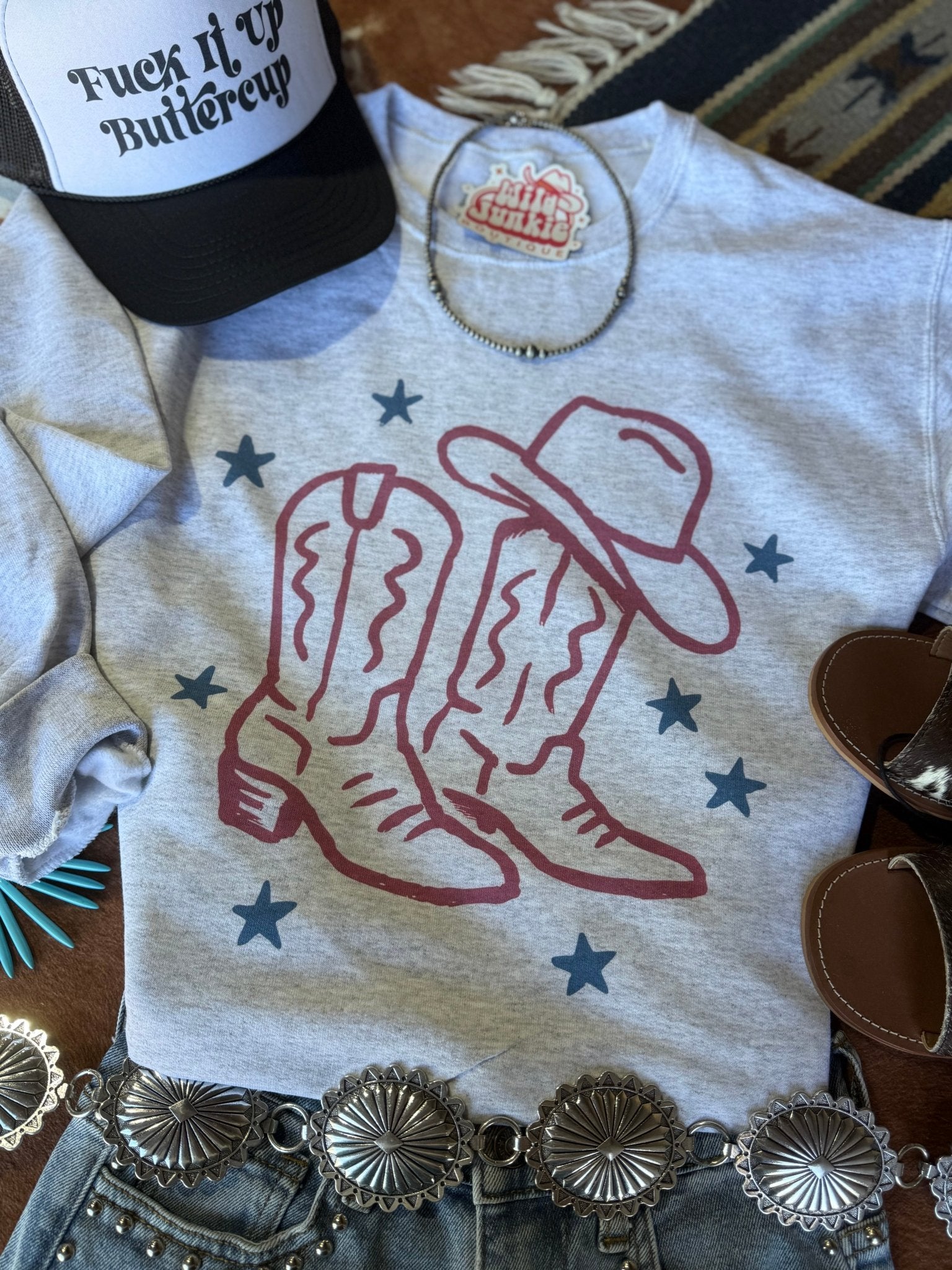 Rodeo Ready Graphic SweatshirtAshS