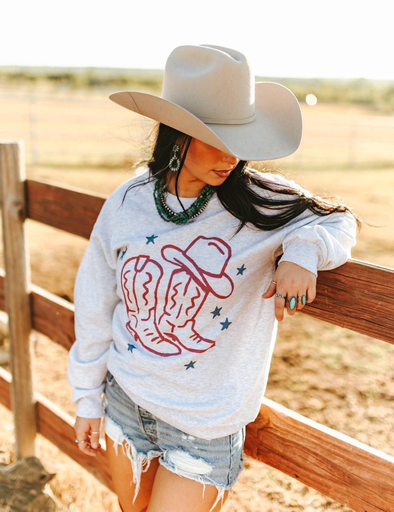 Rodeo Ready Graphic SweatshirtAshS