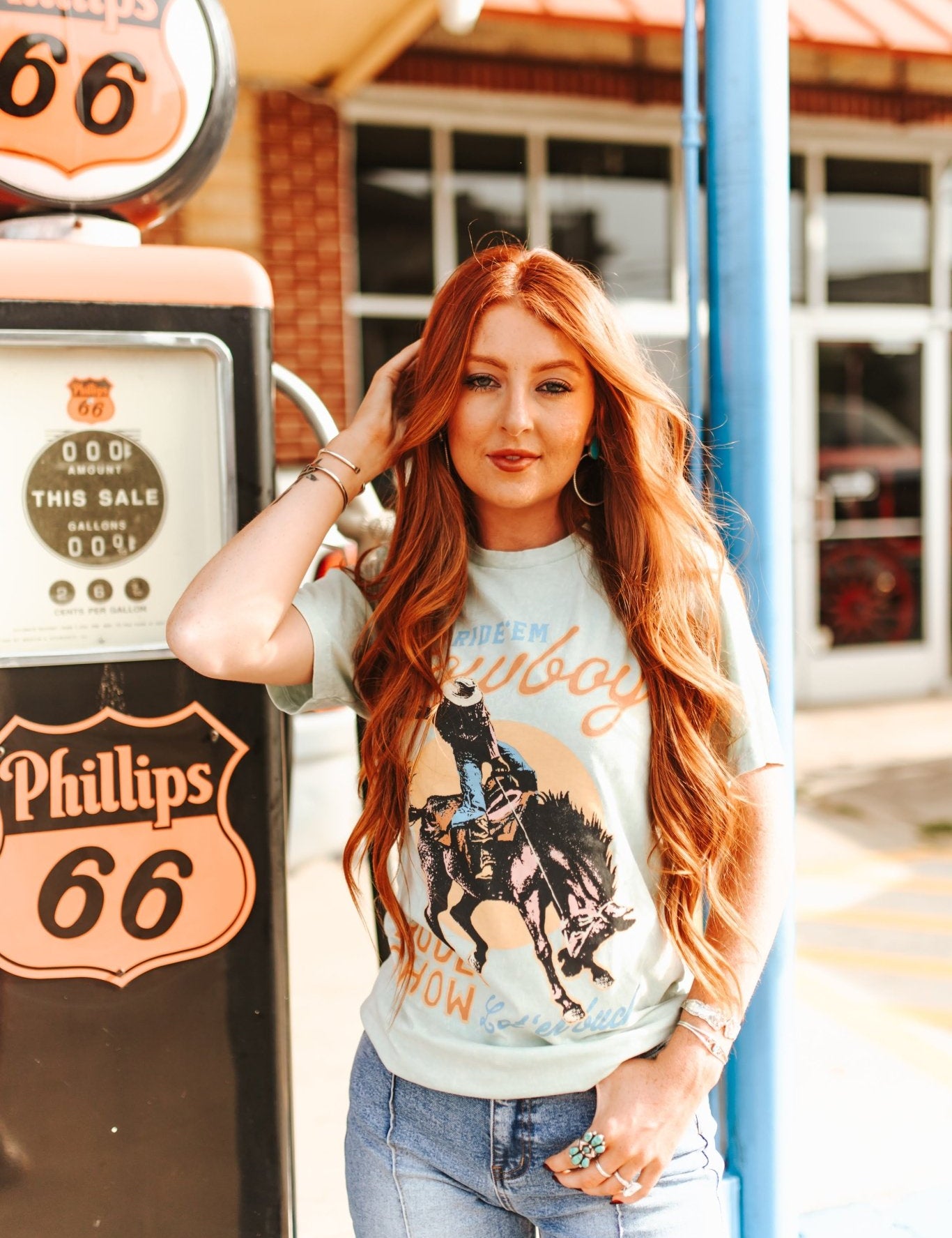 Rodeo Show Mineral Washed Graphic TeeS