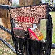 Rodeo Fringe Clear Crossbody Bag