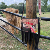 Rodeo Fringe Clear Crossbody Bag