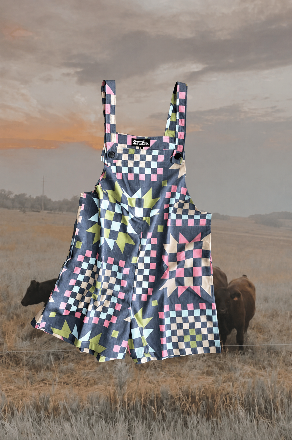 Ranch House Patchwork Romper