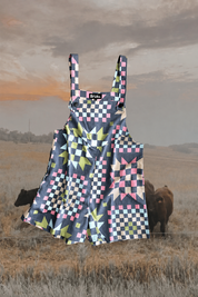 Ranch House Patchwork Romper