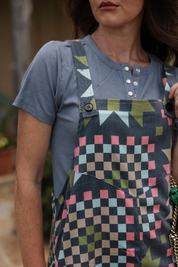 Ranch House Patchwork Romper