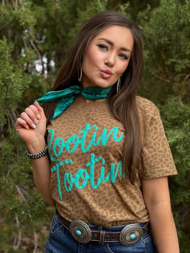 Rootin' Tootin' Leopard Graphic TeeS
