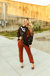 Rope Saddle Knit SweaterS/M