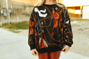 Rope Saddle Knit SweaterS/M