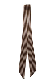 Brown Rope Stripe Twilly