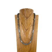 Roundel And Barrel Beaded Necklace