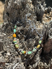 Sage Canyon Stone Beaded Chain Necklace