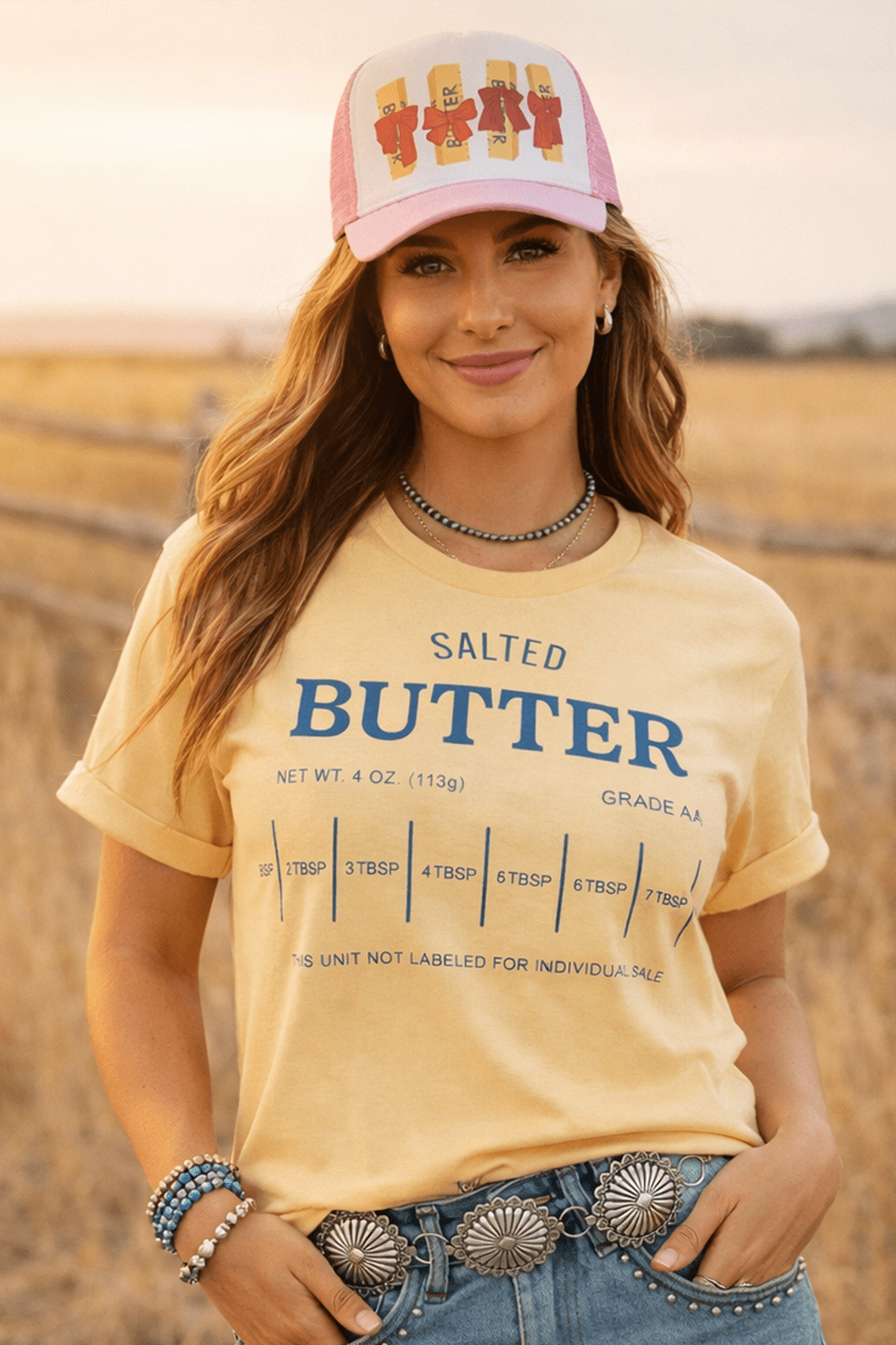 Salted Butter Graphic TeeVegas GoldS