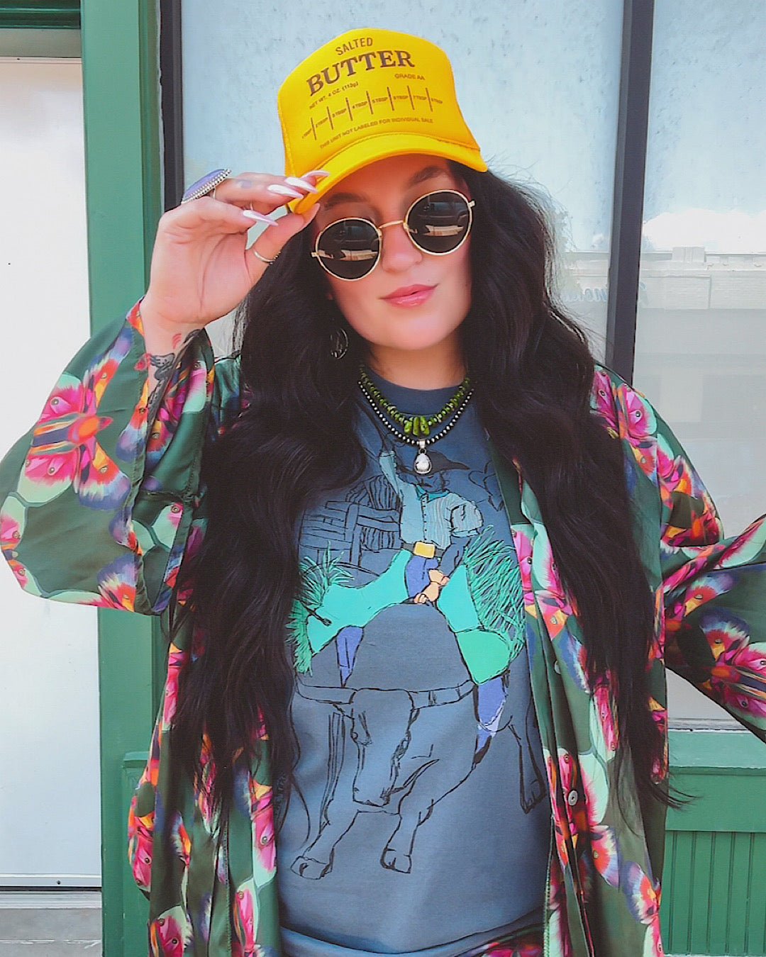 Salted Butter Stick Trucker HatGold