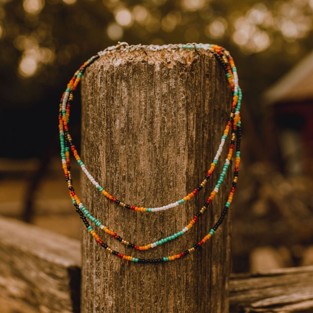 Serape Bead ChokerBlackOS