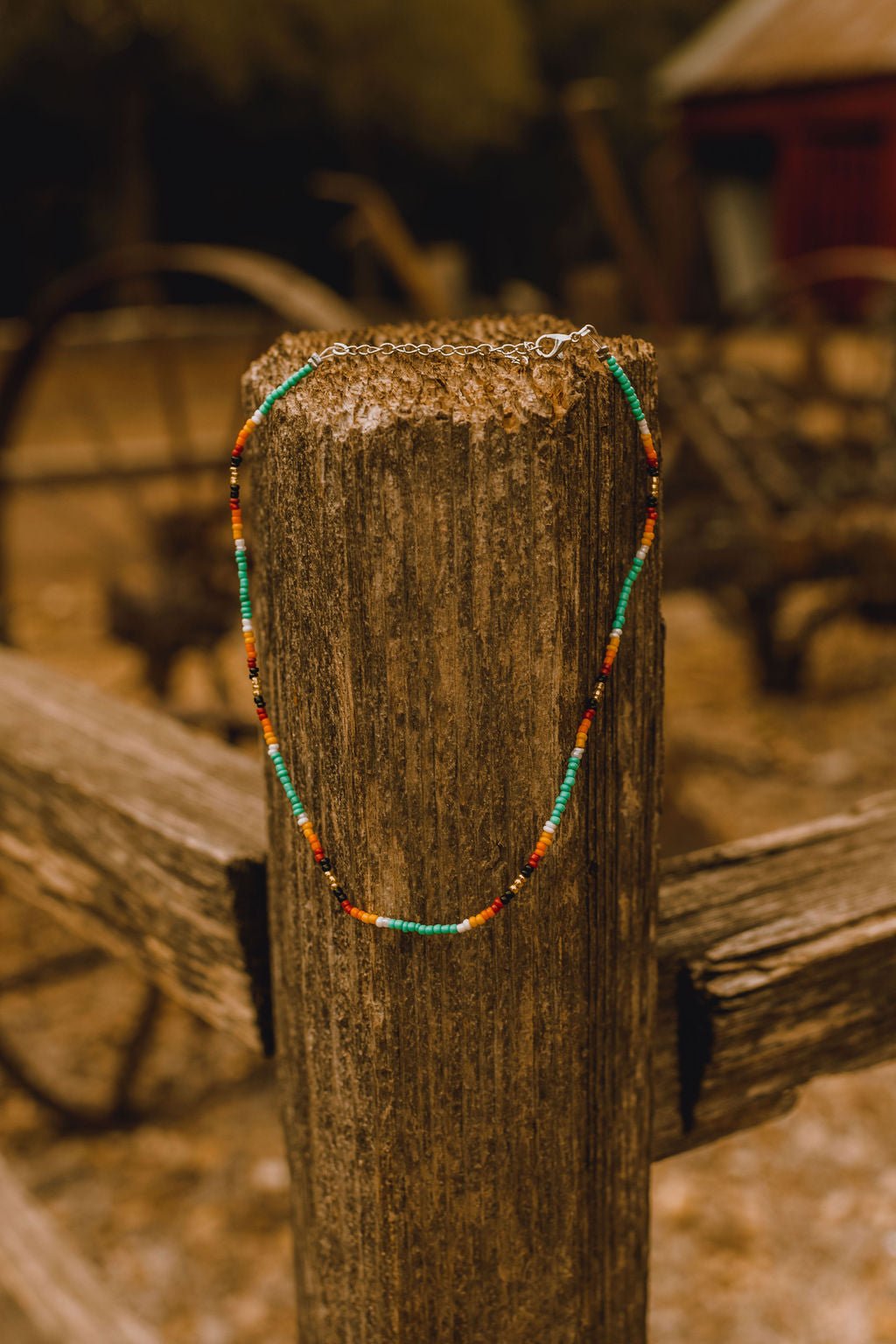 Serape Bead ChokerBlackOS