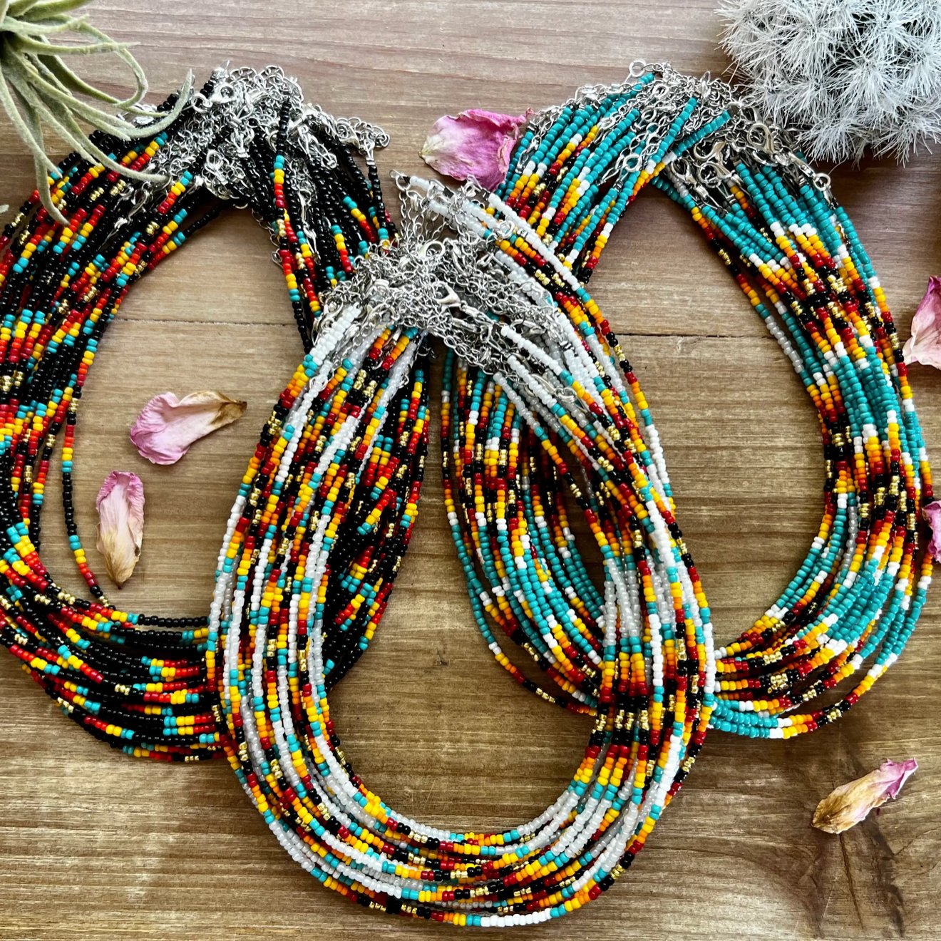 Serape Bead ChokerBlackOS