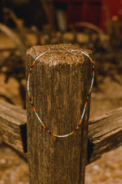 Serape Bead ChokerBlackOS