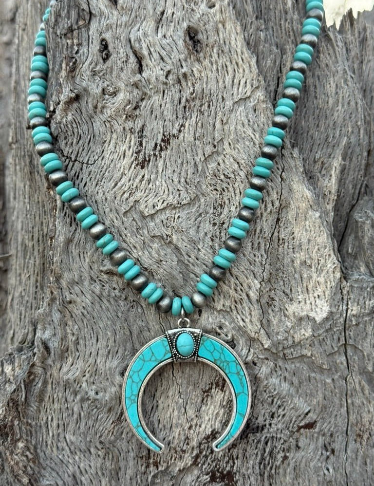Serene Turquoise Naja Necklace