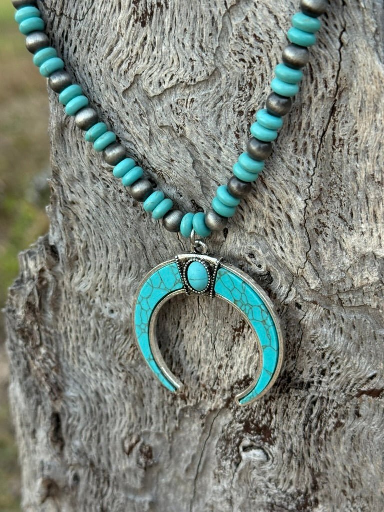 Serene Turquoise Naja Necklace