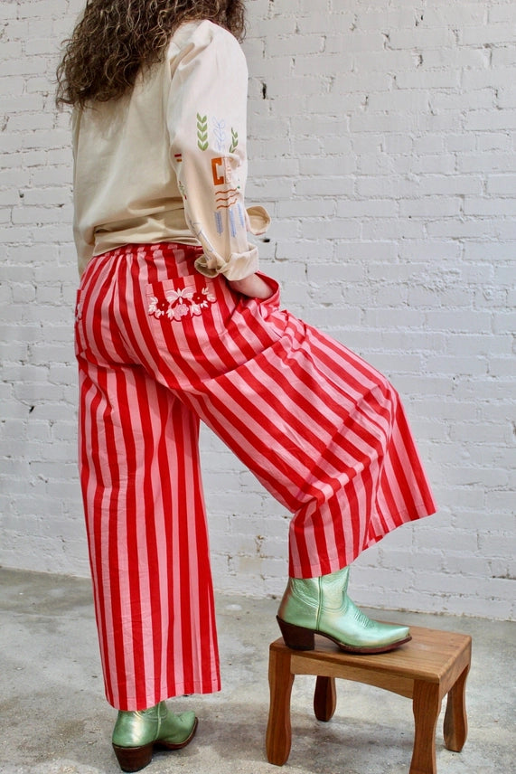 Prairie Blossom Stripe Pants