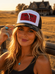 Shitshow Trucker HatCamo & White
