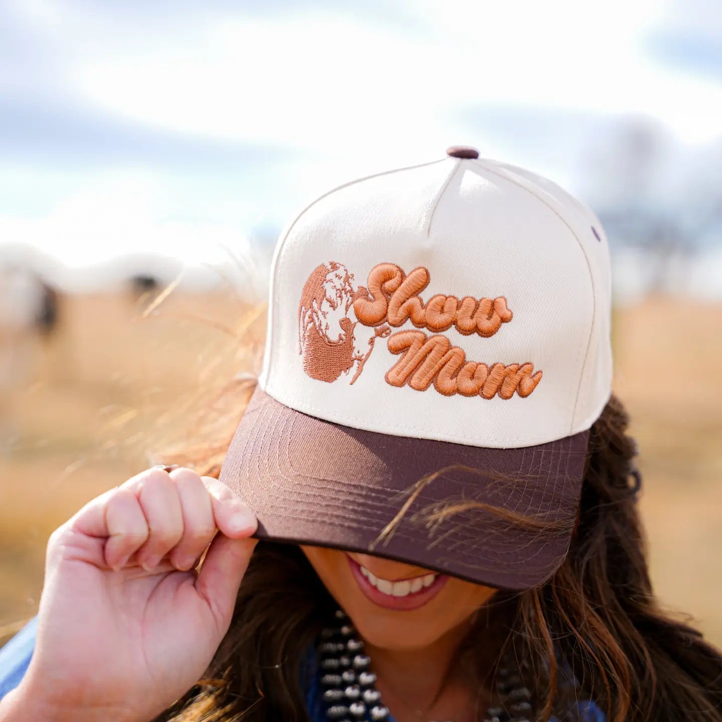 Show Mom Embroidered Trucker Hat