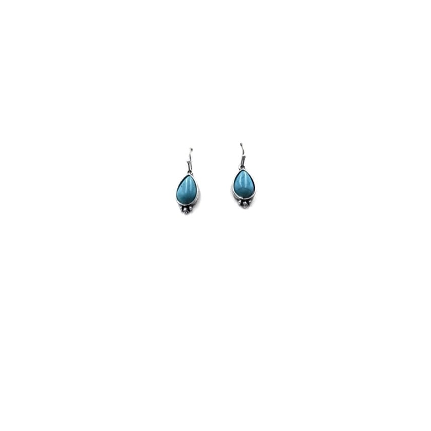 Sierra Sky Turquoise Teardrop Earrings