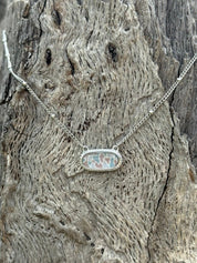 Silver Camo Chain Necklace