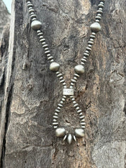 Silver Mesa Pearl Lariat Necklace