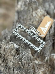 Silver Pearl Hair Claw